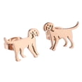 thumbnail image 1 of SUSHANG Pet Dog Earrings New Stainless Steel Cute Pet Dog Earrings Female Light Luxury Earrings Cute Unisex Earrings Earrings for Birthday Christmas, 1 of 1