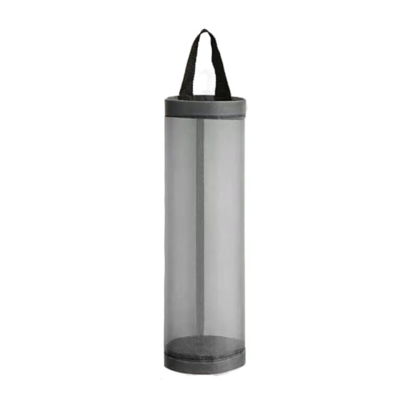 SUSHANG Plastic Bag Dispenser Stand Hanging Foldable Mesh Trash Bag Organizer Recycling Stand with Bottom and Widened Handle Saving Design for Kitchen Bathroom or Grocery Storage Ideal for Plastic