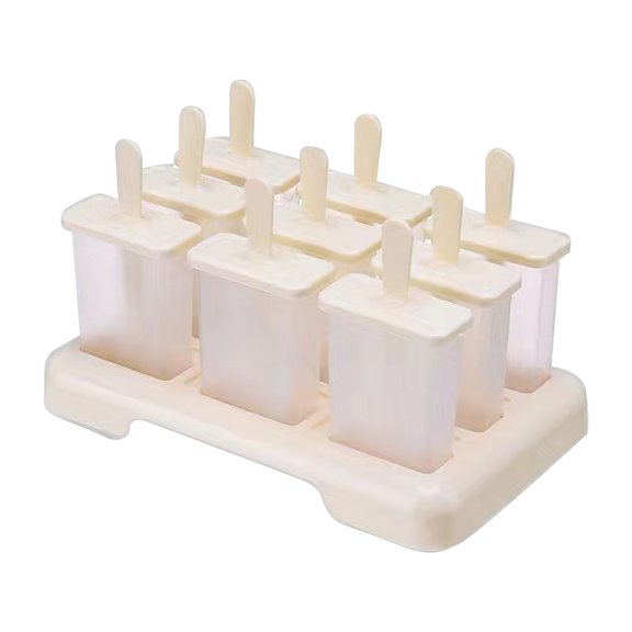 SUSHANG Popsicle Homemade Household Ice Model Homemade Popsicle Ice Powder Ice Popsicle Ice Cube Funnel & Brush for Making Homemade Popsicles and Ice Cube