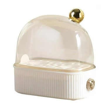 SUSHANG Rapid Hard Boiled Egg Cooker Steamer with 2 Egg Capacity Compact Detachable Egg Boiler Maker for Quick Breakfast or Snack Food Grade Material with Timer-Off Function to Dry Burning Ideal fo