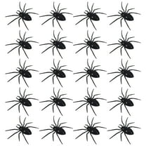 SUSHANG Realistic Halloween Spider Decorations Pack of 10/20/50/100 - Scary Props for Home Party Decor, Graveyard, Haunted House, Multipurpose Spooky Accessories for Indoor Outdoor