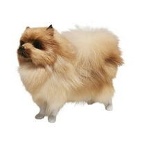 SUSHANG Realistic Pomeranian Dog Design Plush Toys and Stuffed Animals, Cute Animal Emotional Companion Toys for 𝗚𝗶𝗿𝗹𝘀 and 𝗕𝗼𝘆𝘀 with Soft & Comfortable Safe Materials
