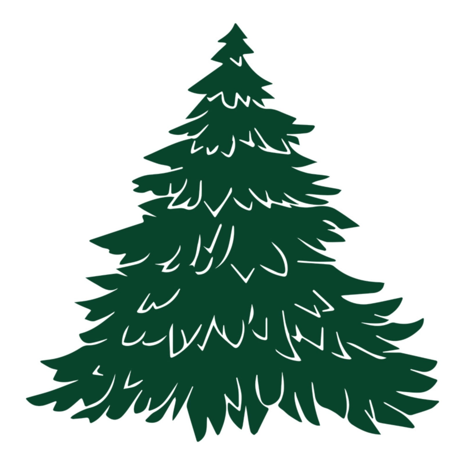 SUSHANG Removable Christmas Tree Wall Decal, Peel and Stick Tree Wall ...