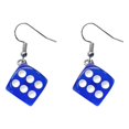 thumbnail image 1 of SUSHANG Resin Dice Earrings Personality Funny Acrylic 3D Dice Pendant Drop Earrings Bar Party Jewelry Candy Colors Resin Dice Earrings, 1 of 9