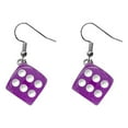 thumbnail image 1 of SUSHANG Resin Dice Earrings Personality Funny Acrylic 3D Dice Pendant Drop Earrings Bar Party Jewelry Candy Colors Resin Dice Earrings, 1 of 9