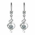 thumbnail image 1 of SUSHANG Romantic Zircon Earrings Luxury Simple Water Drops Shiny Diamonds Fashion Women'S Earrings Earrings Zircon Earrings with Diamond Earrings, 1 of 9
