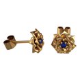 thumbnail image 1 of SUSHANG Rose Earrings Fashion Exquisite Vintage Round Diamond Flower Earrings for Women Jewelry Gifts, 1 of 8