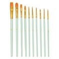 thumbnail image 1 of SUSHANG Round Tip Brushes Nylon Brushes Artist Wood Brushes for Oil Watercolor Face Nail Arts Miniature and Rock Painting, 1 of 5