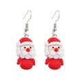 thumbnail image 1 of SUSHANG Santa Claus Earrings Christmas Series Resin Santa Earrings Cute Earrings Earrings, 1 of 6