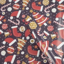 SUSHANG Santa Wrapping Christmas Paper 70cm x 50cm Single-Sided Design Perfect for Holiday Gift Wrapping 3.77 Square Feet of Coated Paper Ideal for DIY Projects and Festive Presentations