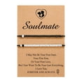 thumbnail image 1 of SUSHANG Set of Two Bracelets Pinky Promise Matching Bracelet for Couples Man Distance Relationship Gifts for Women Men Him Her Cute Couple Gifts, 1 of 6