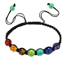 SUSHANG Seven Chakra Woven Bracelet Bracelet Bracelet Fashion Rainbow Seven-Color Creative Seven Bracelets