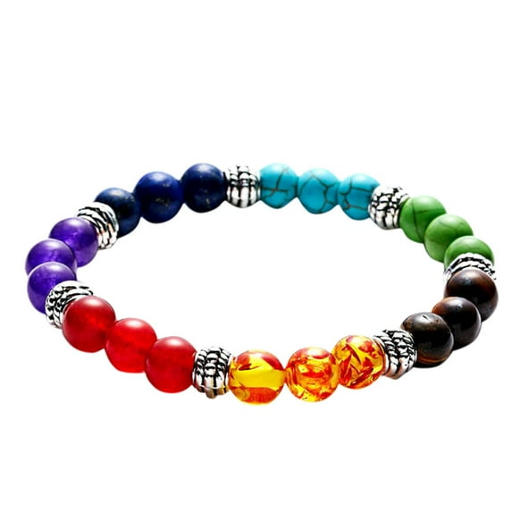 SUSHANG Seven Chakra Woven Bracelet Bracelet Bracelet Fashion Rainbow Seven-Color Creative Seven Bracelets