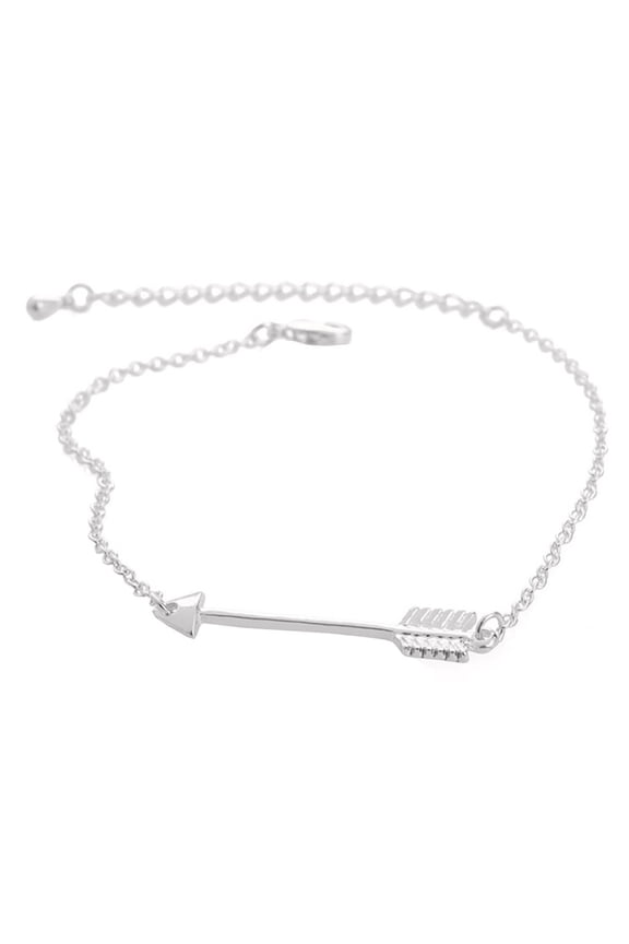 Simple Arrow Bracelet Creative Retro Fashion Alloy Womens Bracelet Anklet Jewelry Gift Chain Bracelets