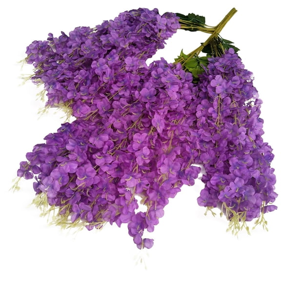 SUSHANG Simulated Bean Curd Rattan Long Simulation Flower Branch Flower Wall Hanging Simulation Wedding Wisteria Flower Wedding Arch Decoration Rattan