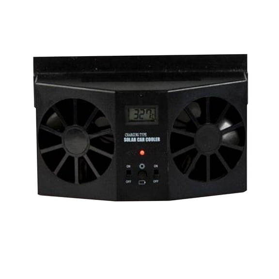 SUSHANG Solar Powered Car Window Windshield Auto Fan Auto Ventilator System for Car Windshield Air Circulation