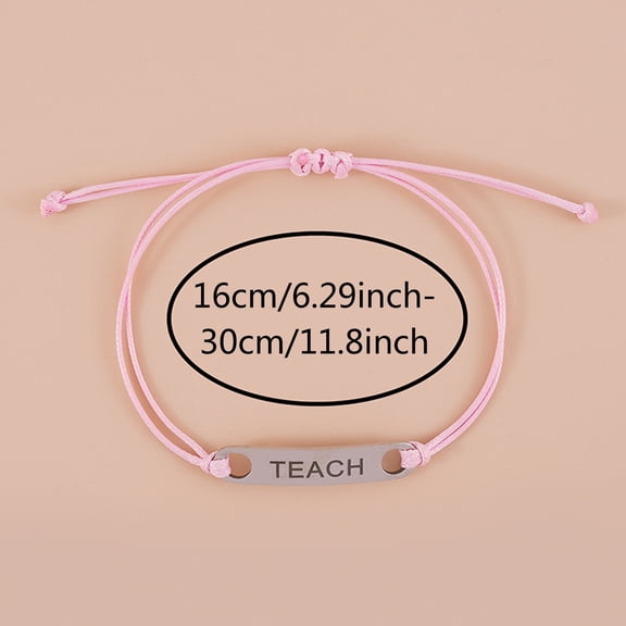 SUSHANG Stainless Steel Bracelet Day Card Card Blessing Color 5 Card Teacher'S Gift Blessing Colors Bracelet Ladies Bracelet Greeting Men'S Bracelet Teacher Bracelets