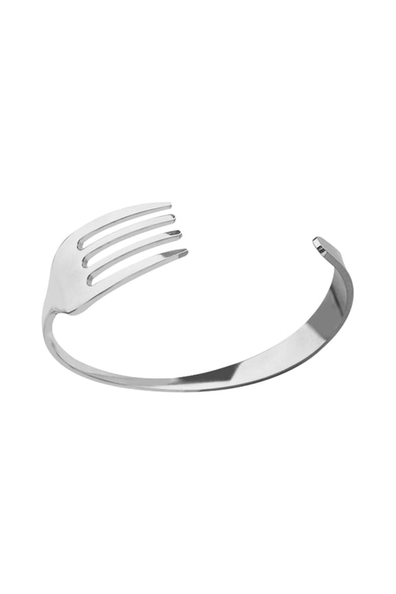 Stainless Steel Fork Bracelet Creative Stainless Steel Fork Bracelet Gift Couple C Type Open Bracelet