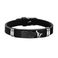 thumbnail image 1 of SUSHANG Stainless Steel Silicone Wristband Son & Mom Bracelet and Bracelet Inspirational Silicone From Bracelets Steel Dad Bracelets, 1 of 2
