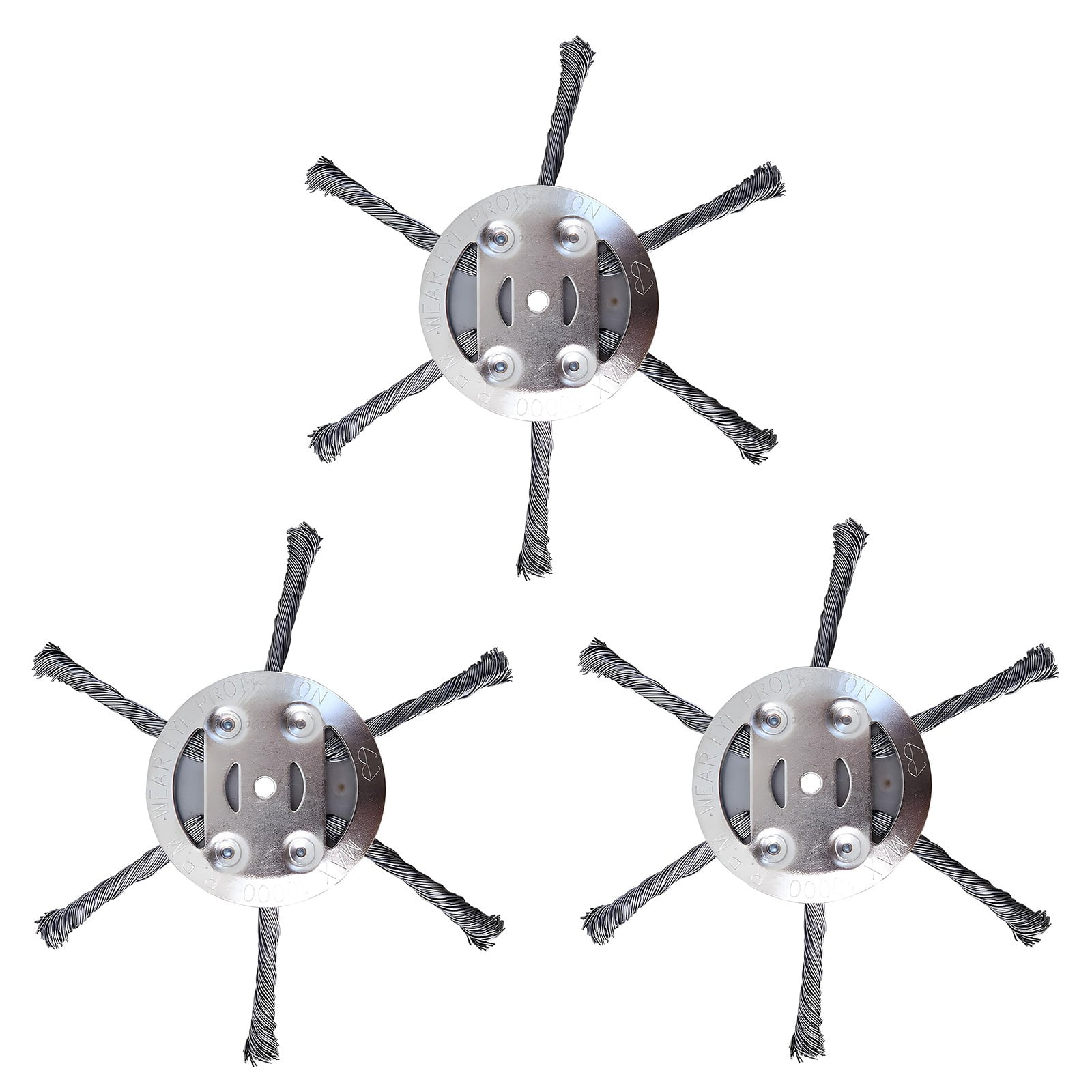 SUSHANG Steel Wire Trimmer Head Mower Wire Trimming Head for Gardens, 𝐿𝑎𝑤𝑛s, Green Spaces