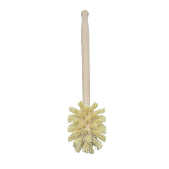 SUSHANG Straw Cleaner Brush Piece Long Cleaning Brush Bottle Brush 13.6" Beechwood Handle Natural Sisal For Deep Cleaning Ideal For Water Bottles Vases，Glassware And Kitchen