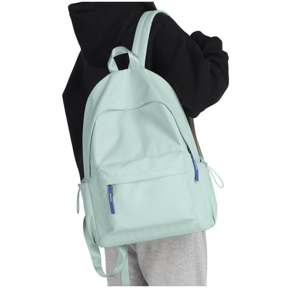 SUSHANG Student Backpack Solid Color Backpack for Men and Women Lightweight and Good Looking Backpack