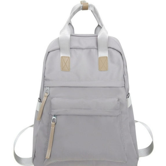 SUSHANG Student Backpack Solid Color Versatile Backpack Travel Large Capacity Bag for School, College, and Travel