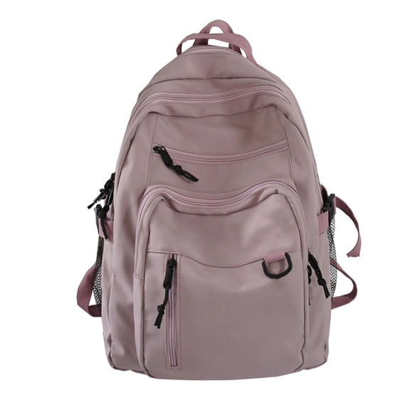 SUSHANG Student Large Capacity Cargo Backpack Solid Color Multi Layer Pocket Schoolbag for School & Travel College Student School Bag