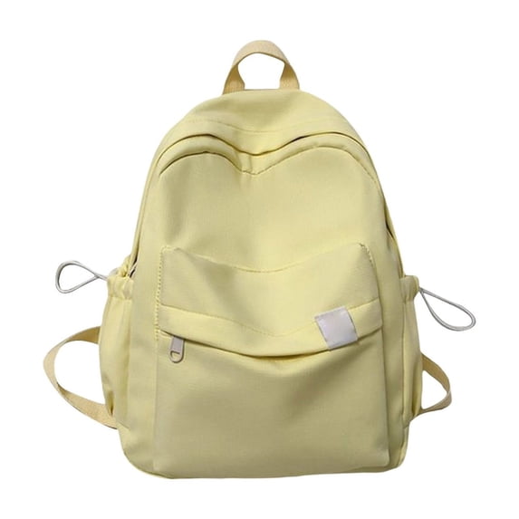 SUSHANG Student Schoolbag Female Pure Color Simple Leisure Backpack Campus Backpack Casual Daypack College Backpack for Women&Men