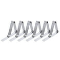 thumbnail image 1 of SUSHANG Tablecloth Clips 6 Packs Clips Flexible Stainless Steel Table Cloth Cover Clamps Table Cloth Holders Ideal for Picnics Graduation Party, 1 of 6