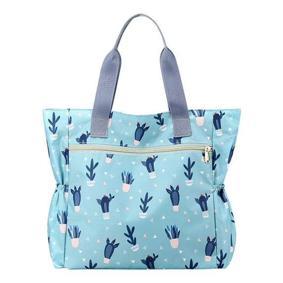 SUSHANG Tote Bag for Women Large Lightweight Nylon Shoulder Handbags and Travel Work Purse