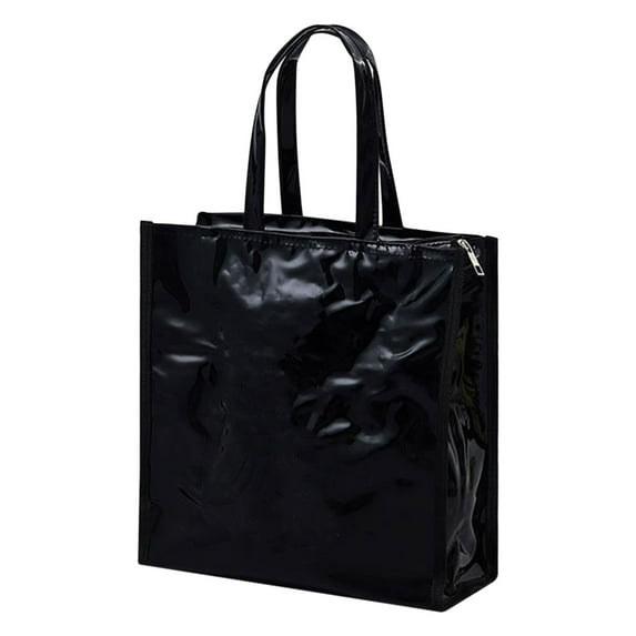 SUSHANG Transparent Handbag Clear Large Capacity Beach Clear Beach Tote Bag for Security Travel,Shopping,Sports and Work