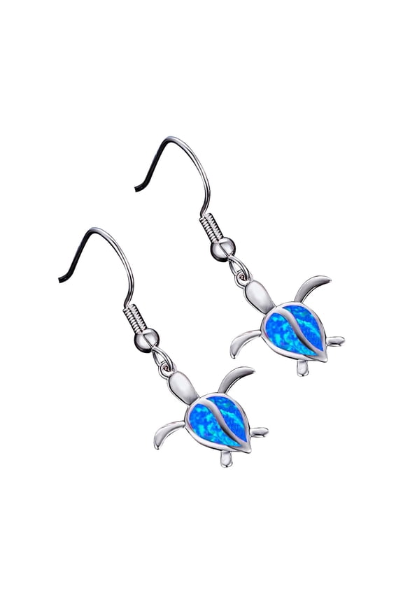 Turtle Earrings Opal Turtle Earrings Women'S Individual Accessories Earrings Turtle Earrings