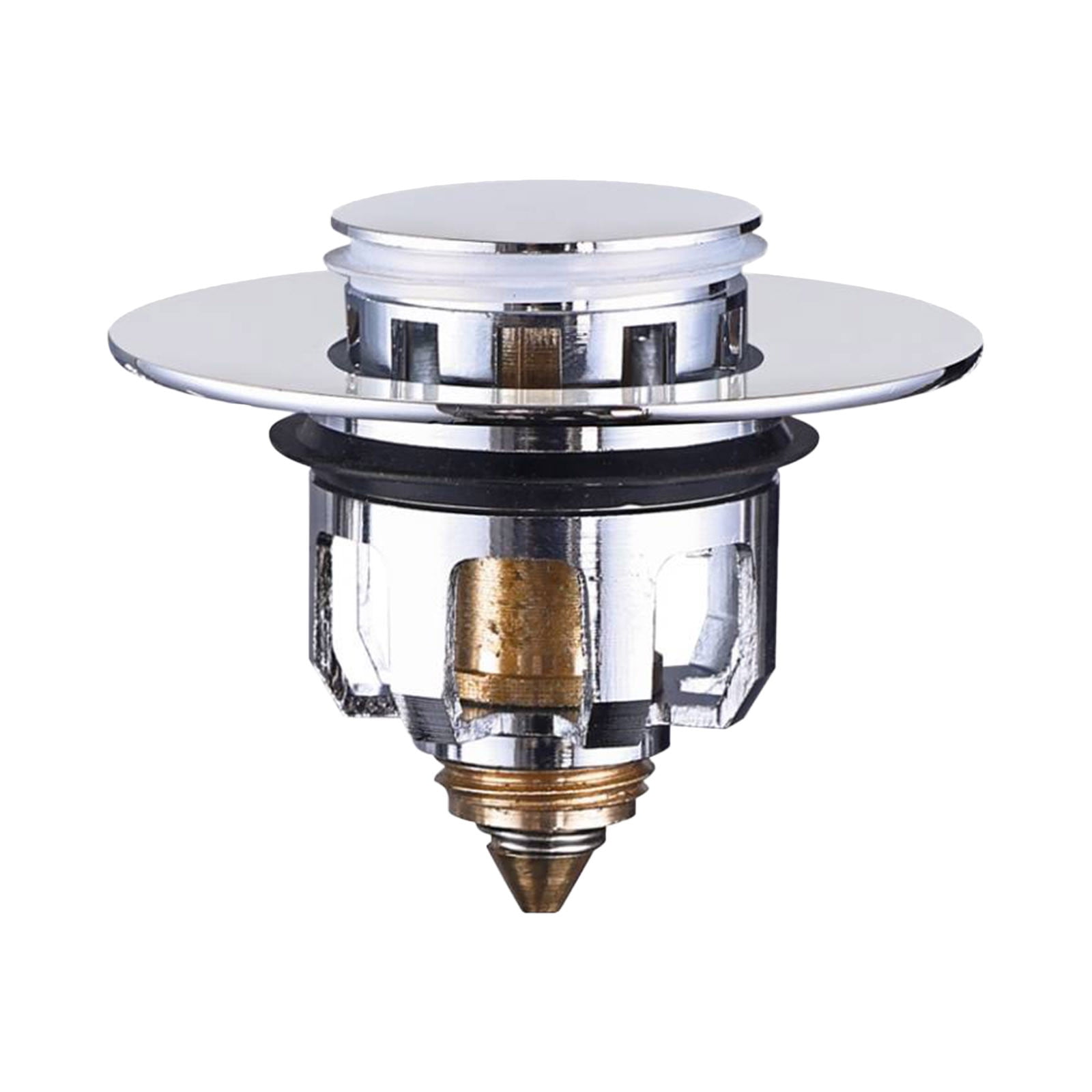 SUSHANG Universal Basin Popup Drainage Filter Metal Bounce Core Push