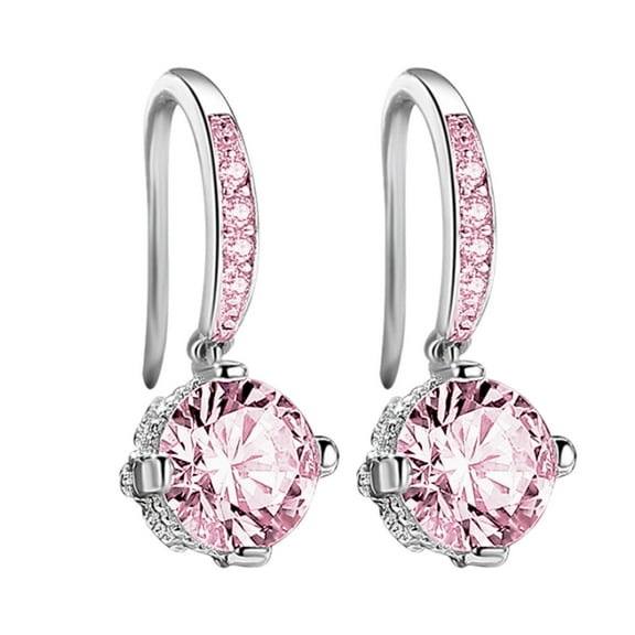 SUSHANG Water Drop Earrings New Silver Earrings Female Japanese Korean Temperament Earrings Water Drop Earrings Simple Hundred with Jewelry Ear Hanging Ear Hooks