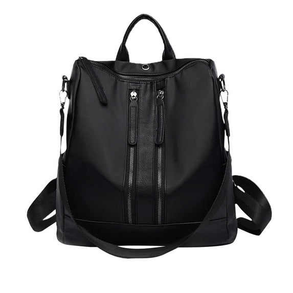 SUSHANG Women Backpack Purse Nylon Anti Rucksack Lightweight Shoulder Bag for Women Casual Backpack Travel Bags Black