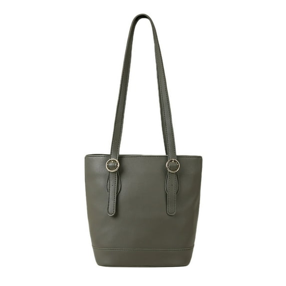 SUSHANG Women New Fashion Bucket Bag Wild Bags Shoulder Bag Messenger Bag Belt Buckle Versatile Fashion Backpack Chest Bag 2024