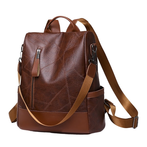 SUSHANG Women's Backpack 2023 New Soft Leather Texture Backpack Large Capacity Dual Purpose Casual Backpack