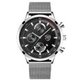 thumbnail image 1 of SUSHNAG Calendar Luminous Men'S Watch Mens Watches Casual Stainless Steel Analog Quartz Watch Men Wristwatch Clock Business Date Casual Watch, 1 of 9