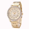 thumbnail image 1 of SUSHNAG Diamond-Encrusted Gold Band Watch Stainless Quartz Watch Men'S Analog Women'S Wrist Men'S Watch, 1 of 1