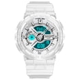 thumbnail image 1 of SUSHNAG Waterproof Sports Couple Watch Fashion Sports Watch Transparent Strap Digital Couple Watch Men, 1 of 2