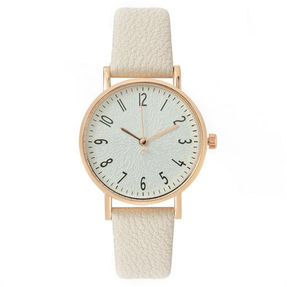 SUSHNAG Women'S Quartz Watch Women Casual Leather Analog Quartz Watch Ms. Wristwatch Clock Business Date Casual Watch