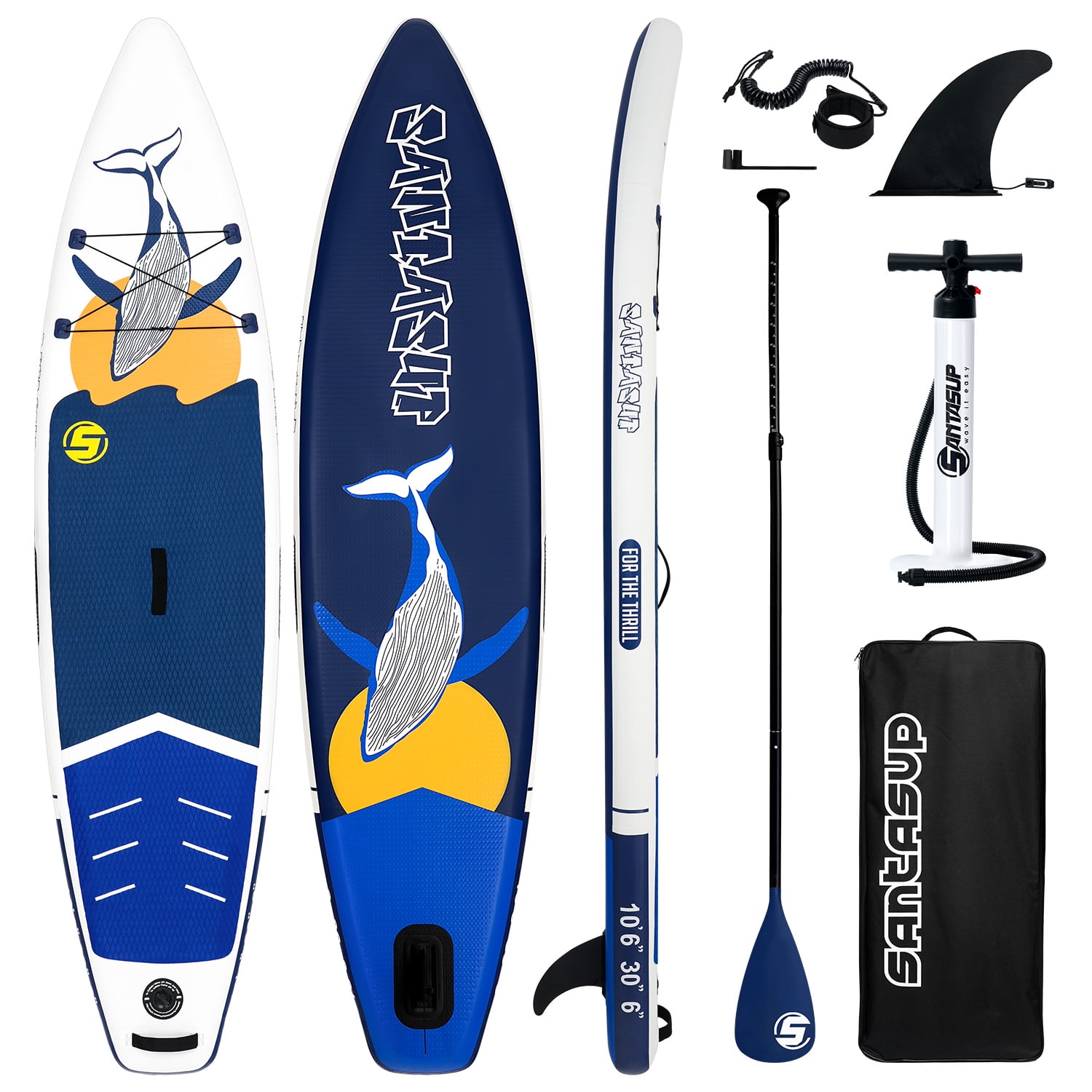 SUSIEBAY Inflatable Stand Up Paddle Board, 10‘6“ SUSIEBAY Inflatable Stand Up Paddle Board, 10‘6“