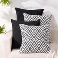 thumbnail image 1 of SUSIELADY Throw Pillow Covers Set of 4, 18"x18" Linen Decorative Square Couch Sofa Cushions, Accent Home Decor, Living Room, Bedroom, Chair, Black, 1 of 7