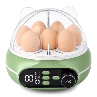 SUSLAS Electric Egg Cooker and Poacher, 9-Capacity Rapid Egg Steamer with Timer for Hard Boiled Eggs, Green