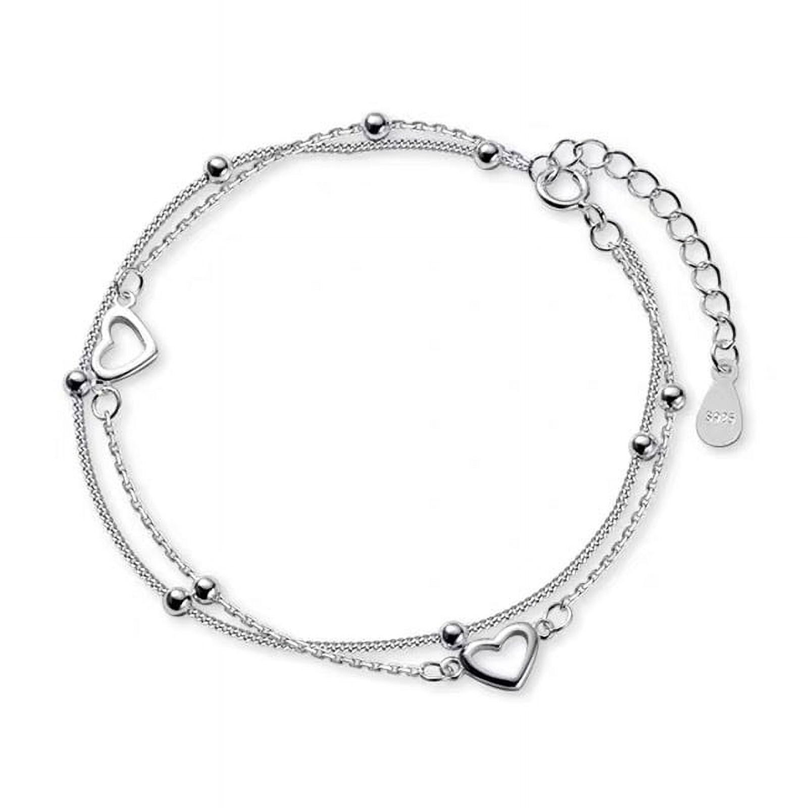 CDE 925 Sterling Silver Bracelet for Women Infinity Heart