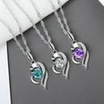 thumbnail image 1 of SUSOLA Womens 925 Sterling Silver Cubic Zirconnia Heart Infinity Necklace Love Heart Necklaces for Women Jewerly Birthday Gift for Mom, 1 of 10