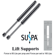SUSPA  C16-10944 Gas Springs, Set of 2