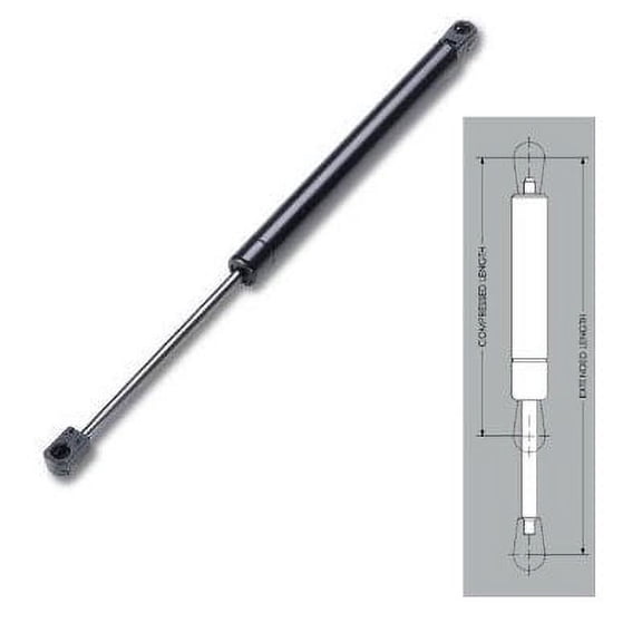 SUSPA C16-15208 16" Gas Prop/Strut 45 lbs - Set of Two