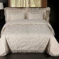 thumbnail image 1 of SUSSEX PARK BEDSPREADS FULL IVORY, 1 of 1